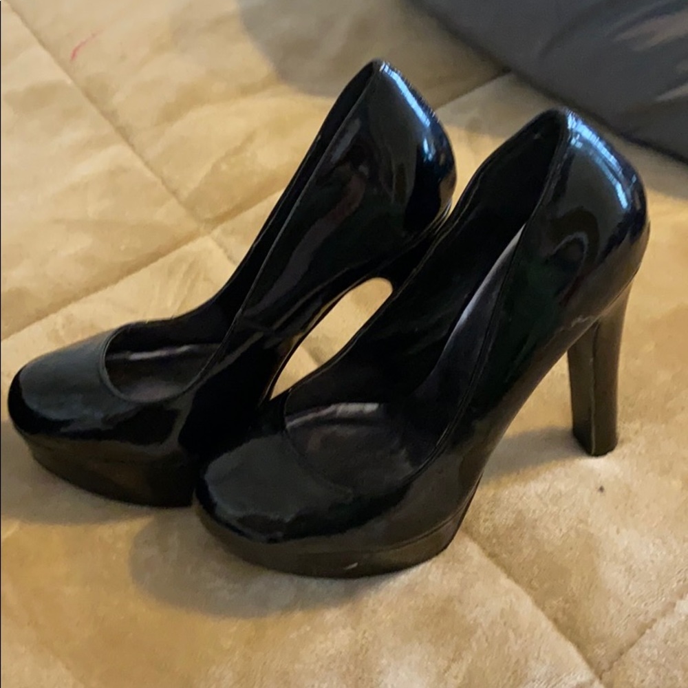 High black heels